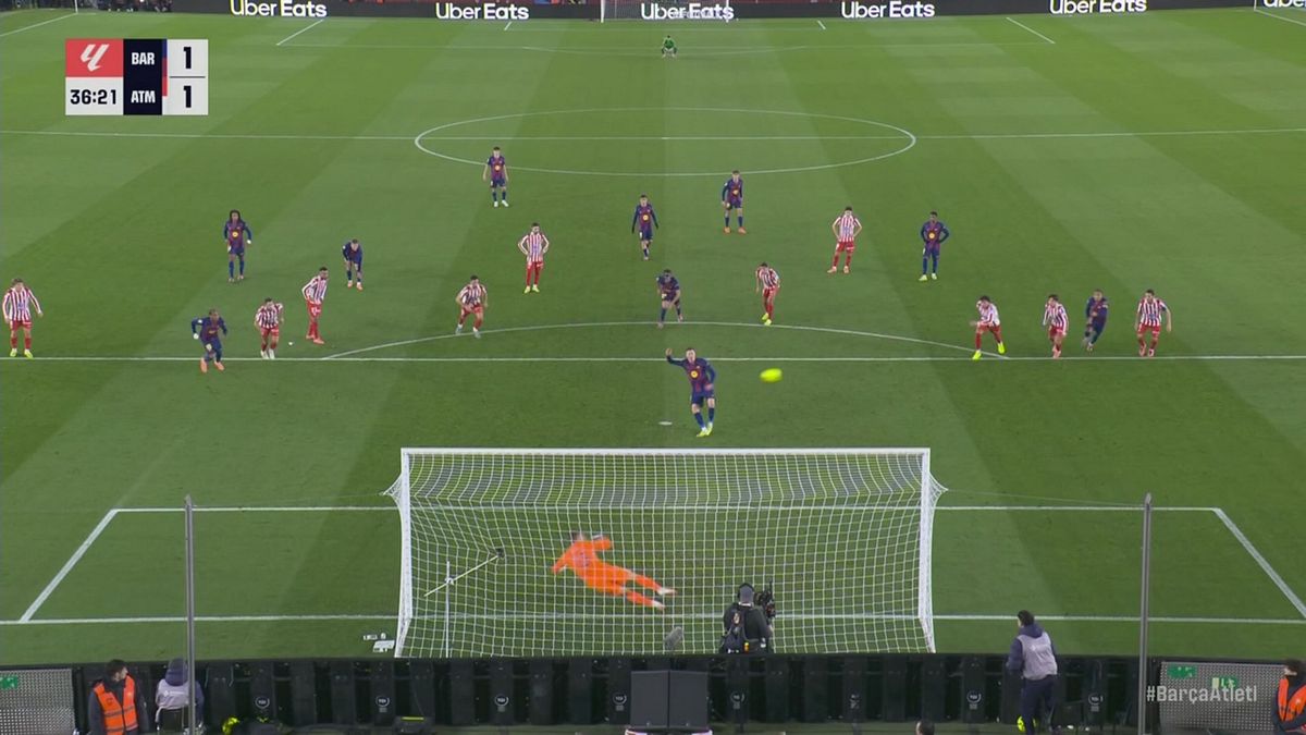 Lewandowski tira il rigore peggiore della sua carriera