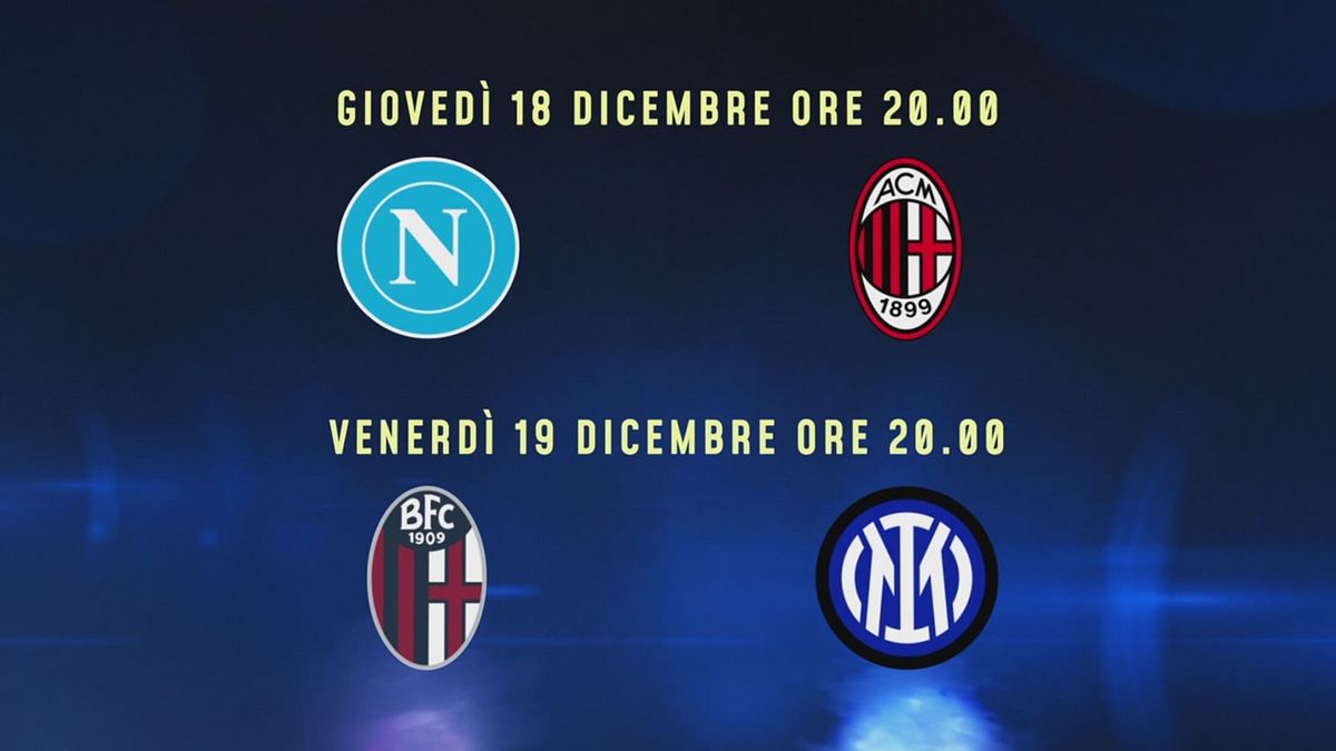 Il calendario della Supercoppa Italiana