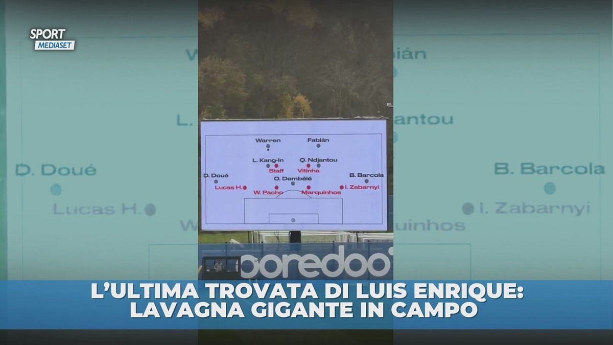 Lavagna gigante in campo