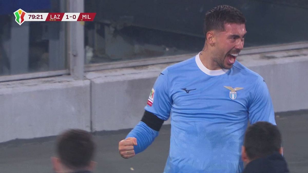 80' | Gol di Zaccagni (Lazio-Milan 1-0)