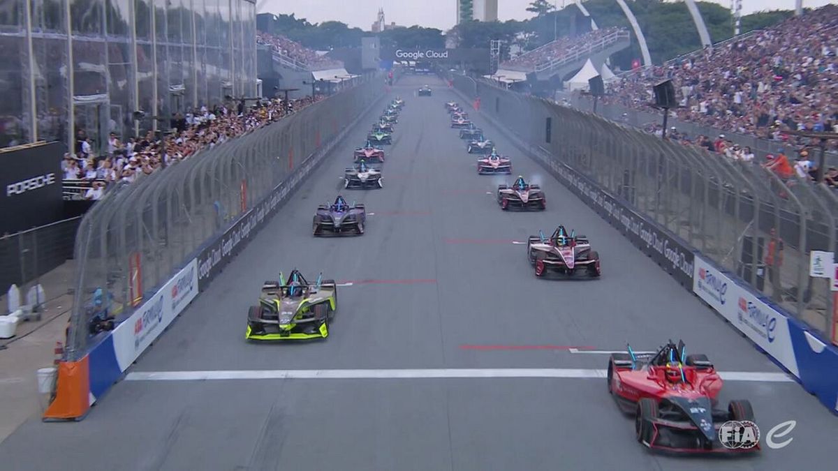 Al via la gara in Brasile