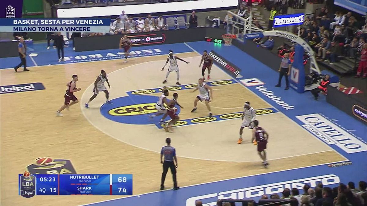 Basket, sesta per Venezia