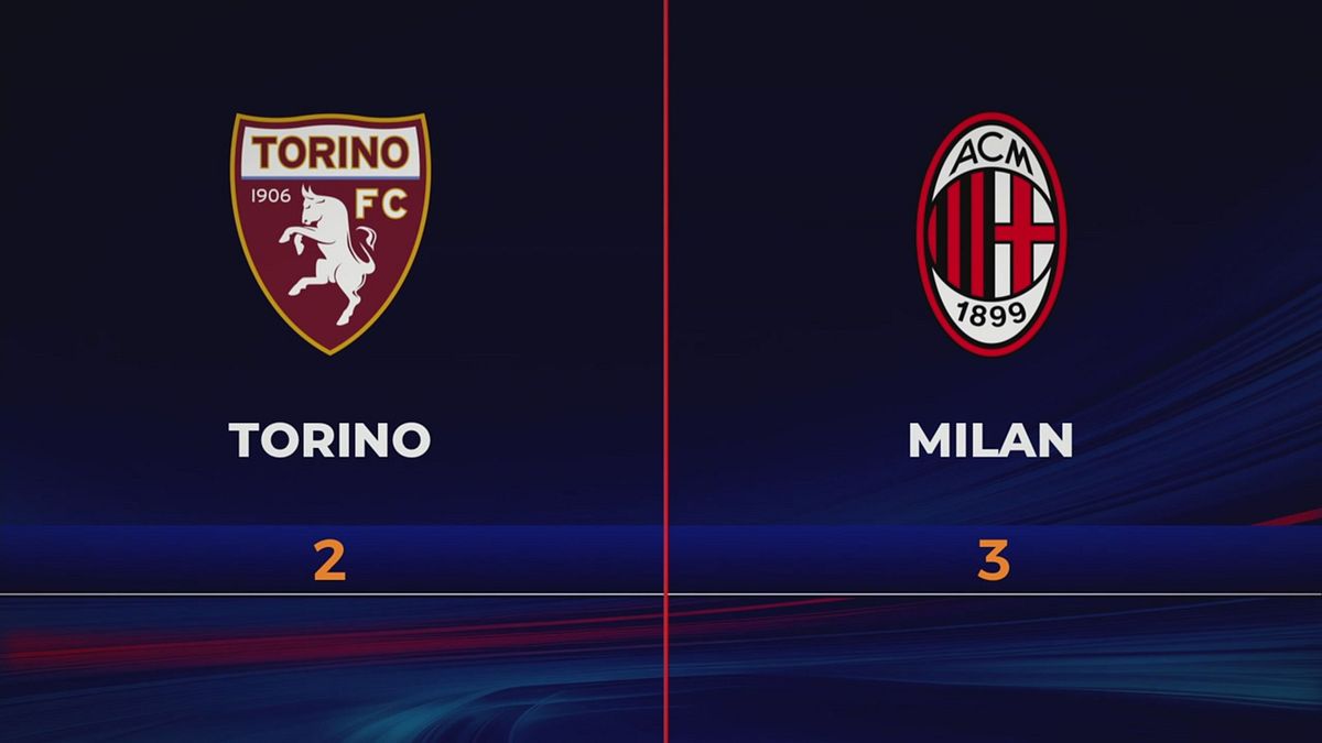Torino-Milan 2-3: gli highlights