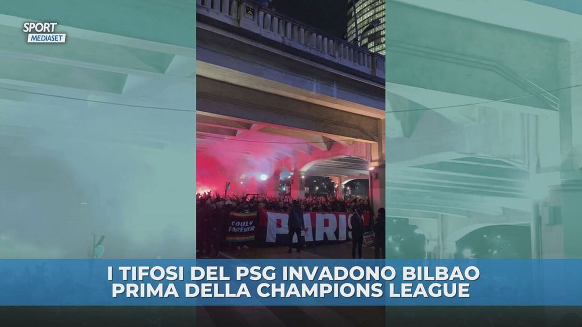 PSG, che tifo a Bilbao!