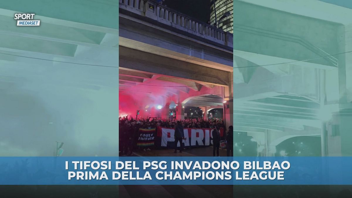 PSG, che tifo a Bilbao!
