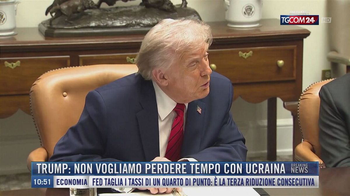 Breaking News delle 11.00 | Trump: non vogliamo perdere tempo con Ucraina