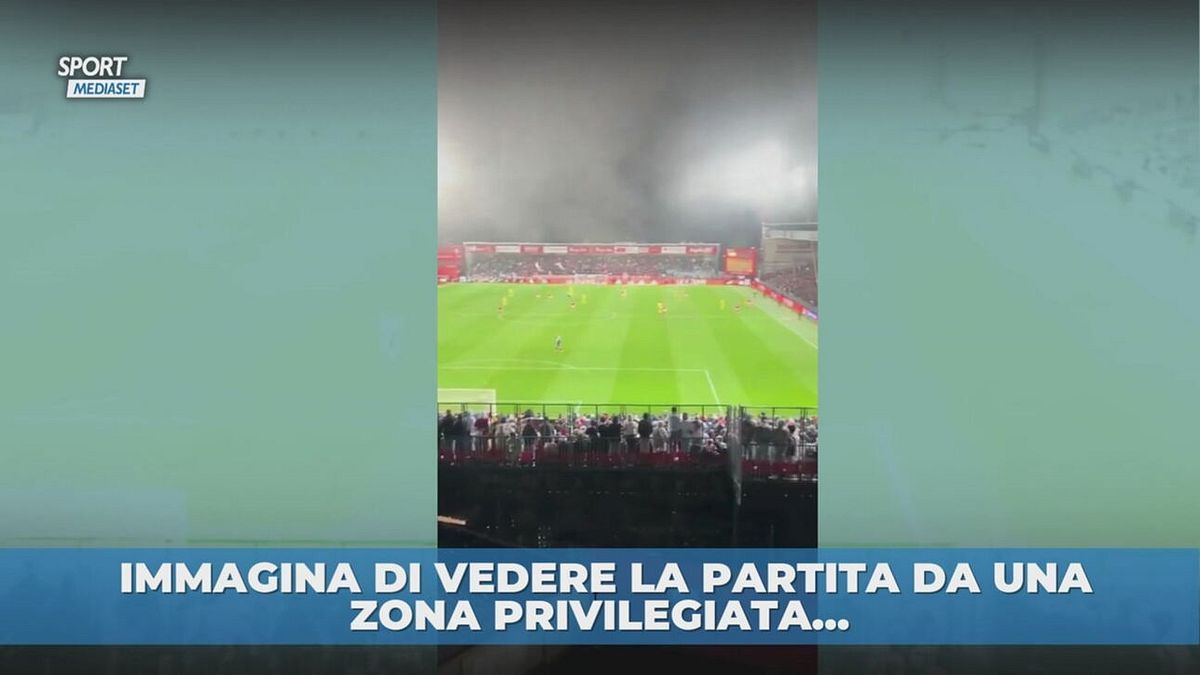 Ma da dove guardi la partita?