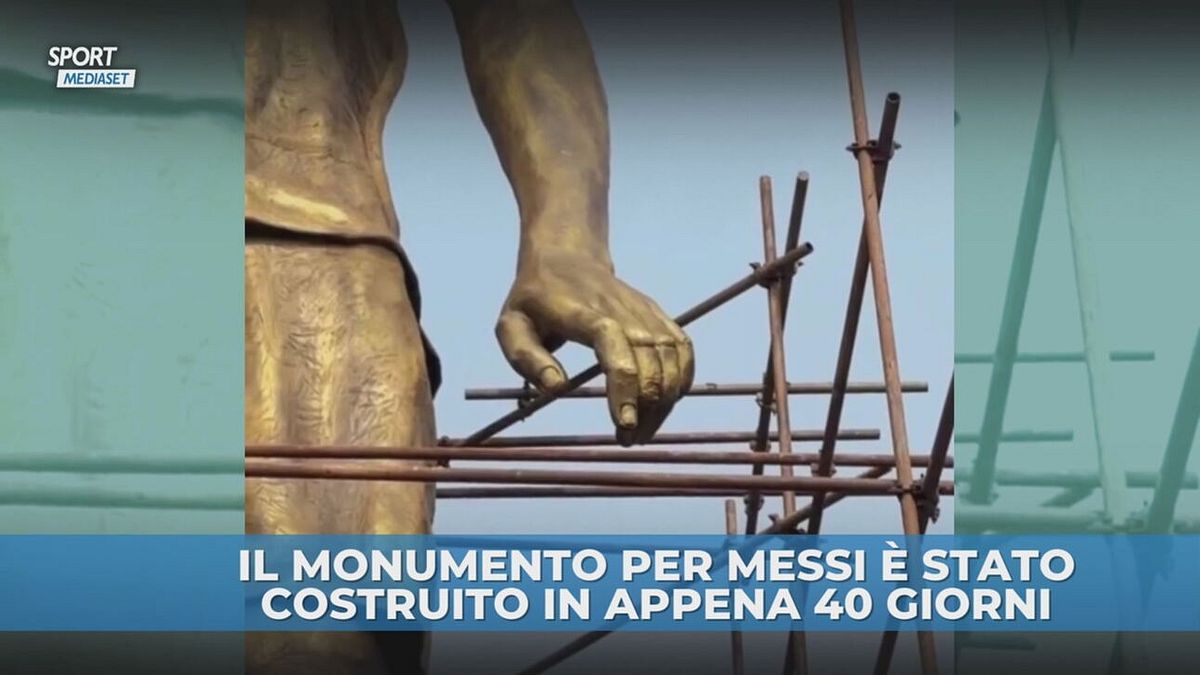 Messi, anche la statua è da record: è pronta una alta 21 metri