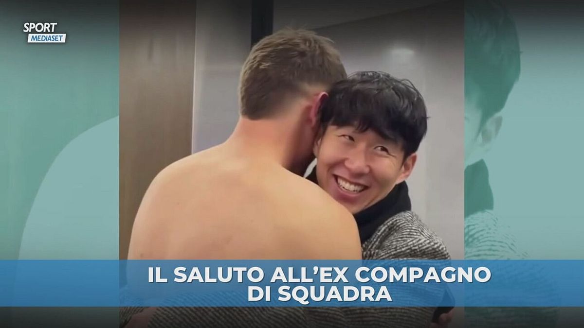 Tottenham, si rivede Son: l'abbraccio con Van de Ven