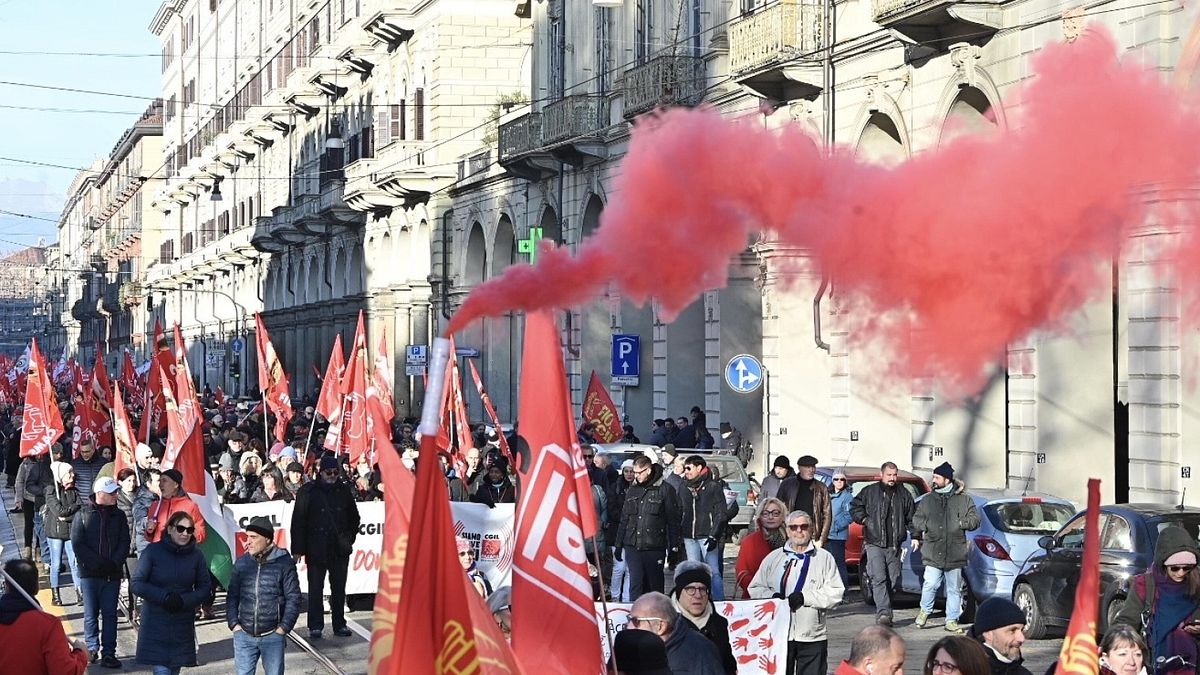 sciopero generale cgil torino