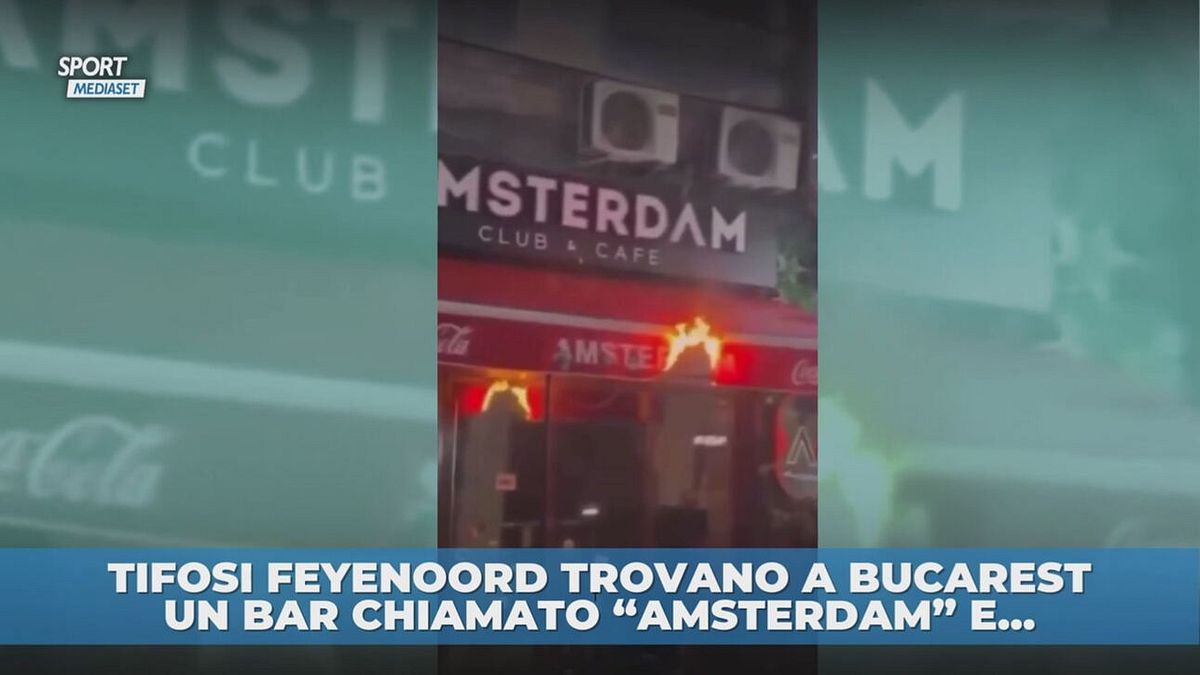 Bar incendiato a Bucarest