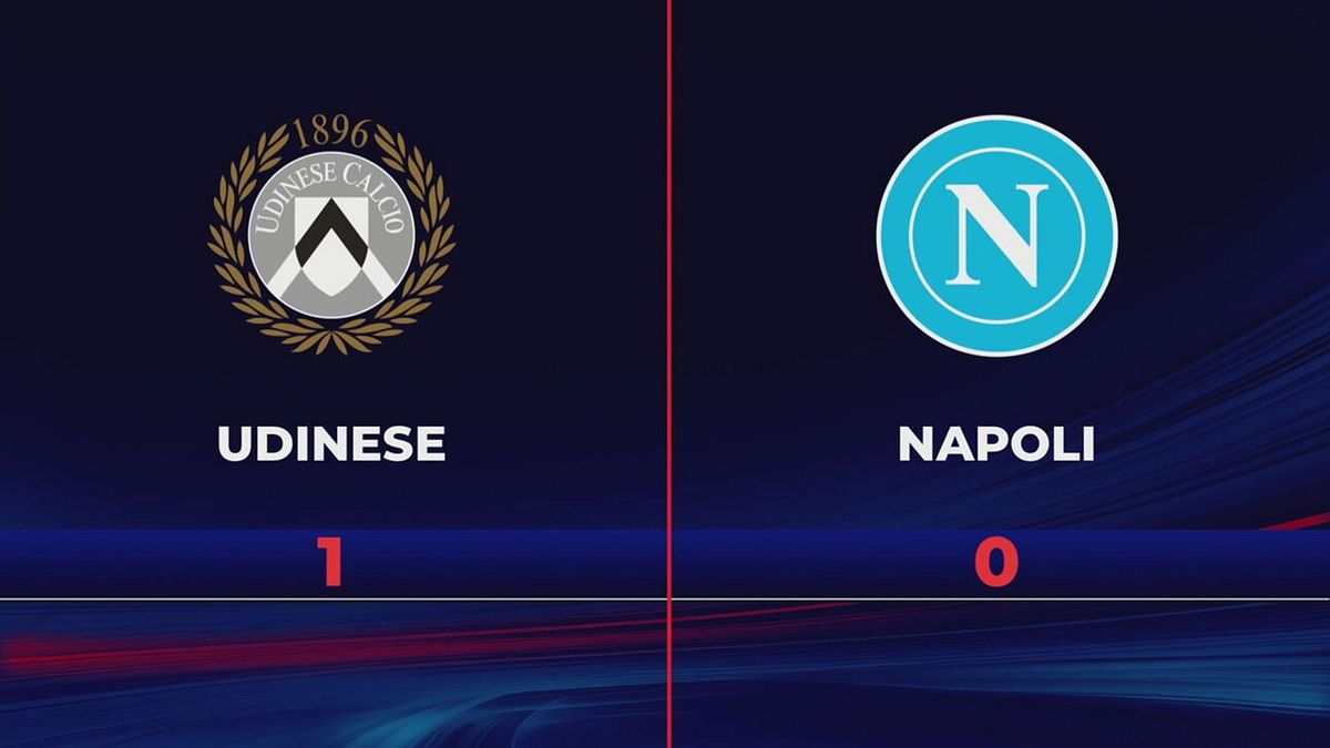 Udinese-Napoli 1-0: gli highlights