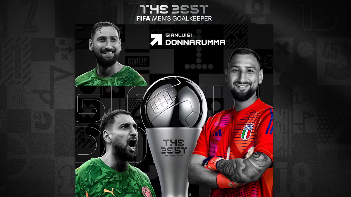 MIGLIOR PORTIERE (uomini): Gianluigi Donnarumma, Italia e Manchester City/PSG