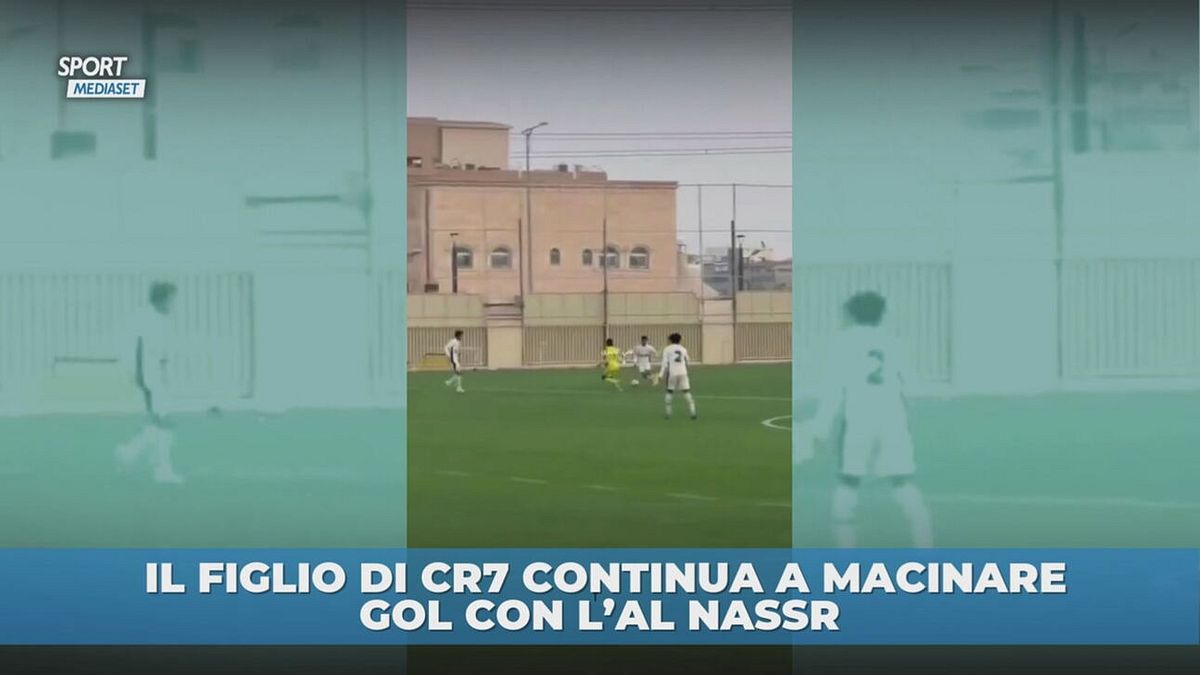 CR7 Jr sempre in gol