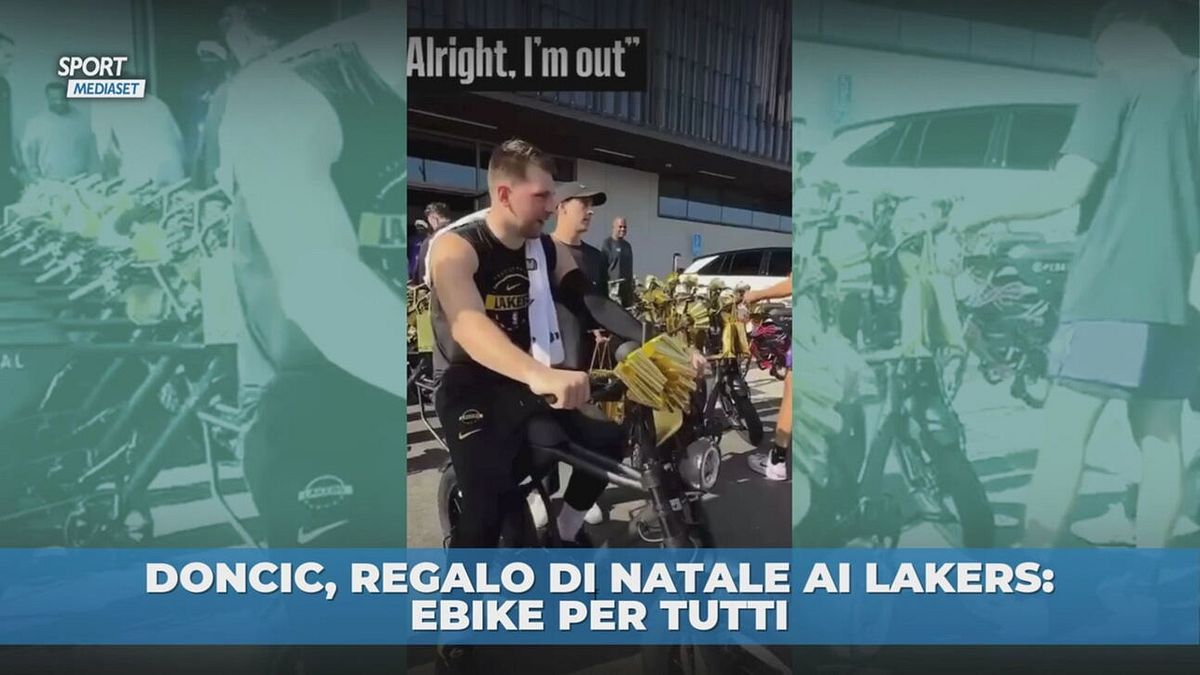Doncic, ebike per Natale