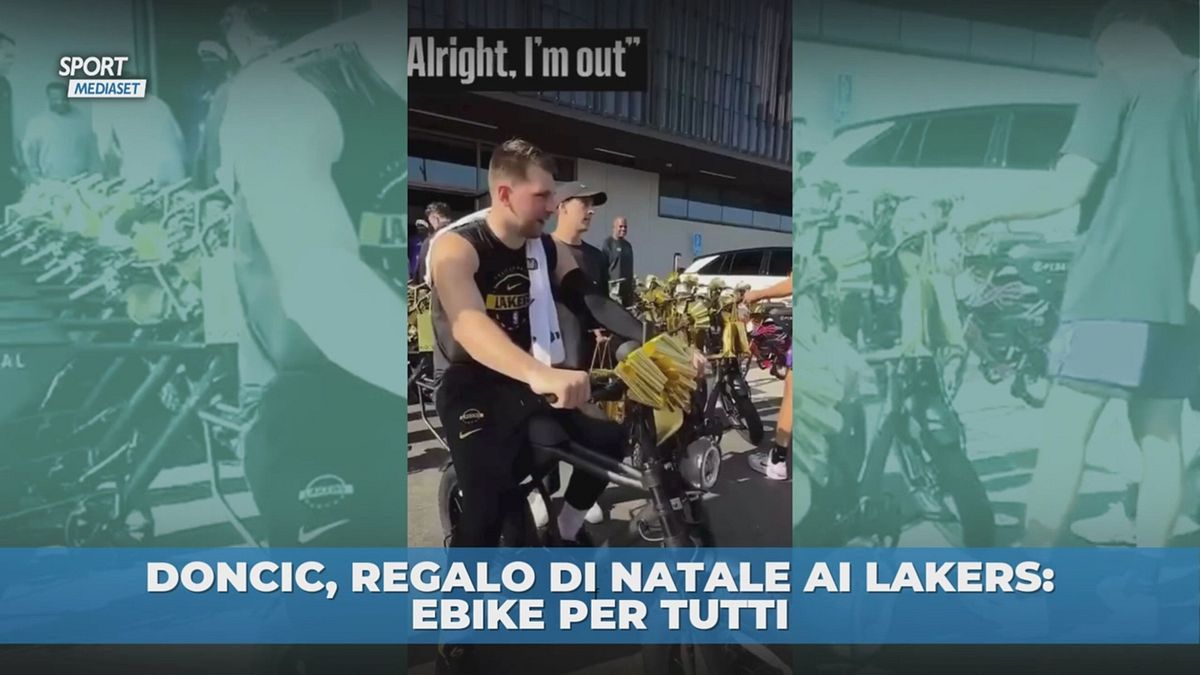 Doncic, ebike per Natale