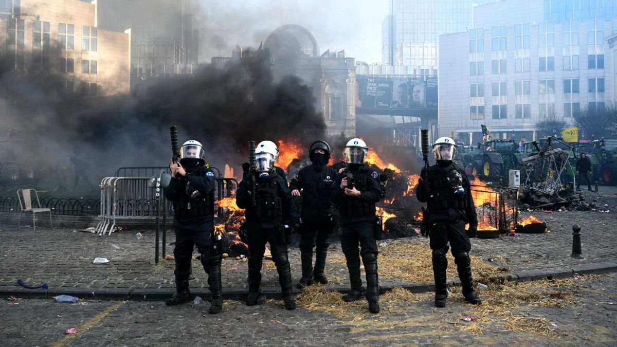 Bruxelles protesta trattori