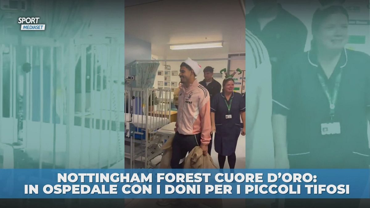 Nottingham Forest per i piccoli tifosi i ospedale