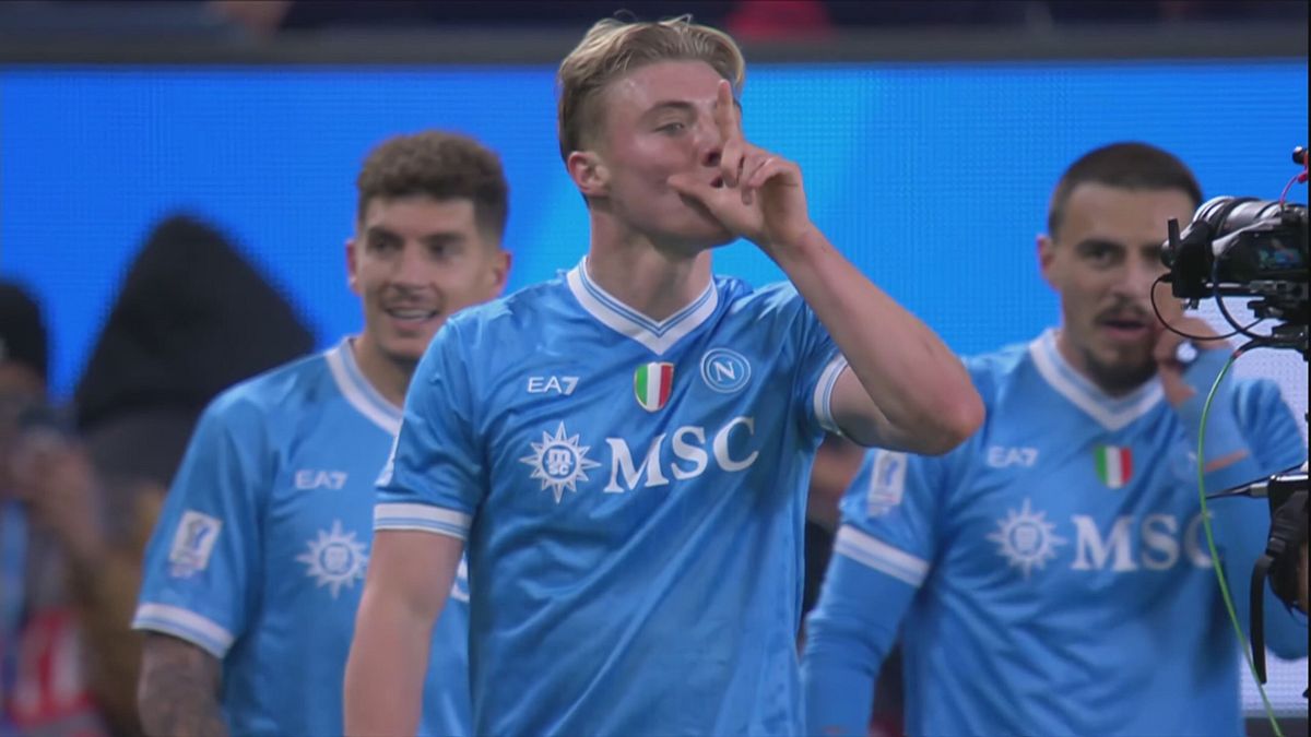 Supercoppa, Hojlund raddoppia da posizione defilata