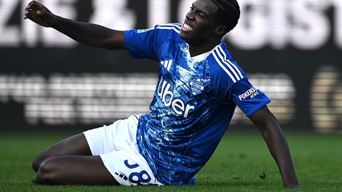 Assane Diao (Como-Senegal): problema muscolare al bicipite femorale sinistro