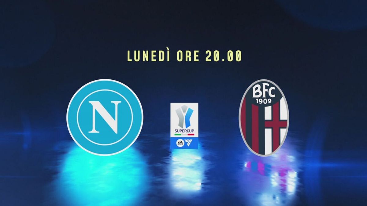 Napoli-Bologna: lunedì 22 dicembre alle 20.00 su Italia 1