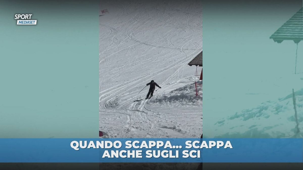 In fretta e furia verso il bagno...