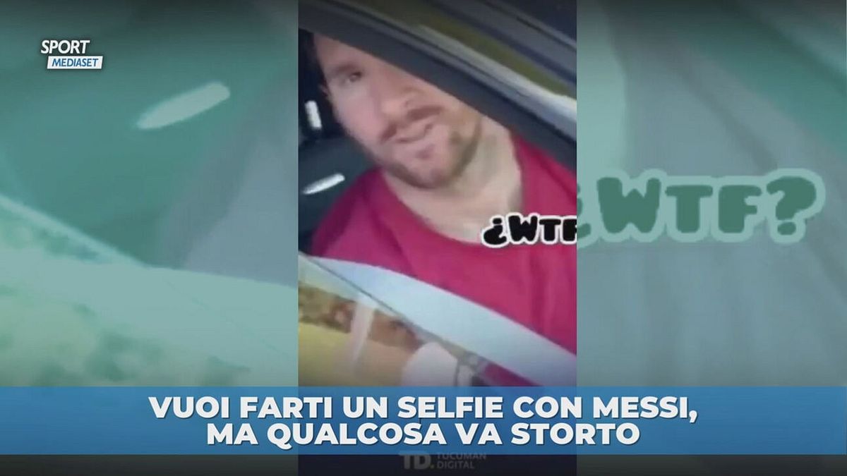 Selfie con Messi, ma…