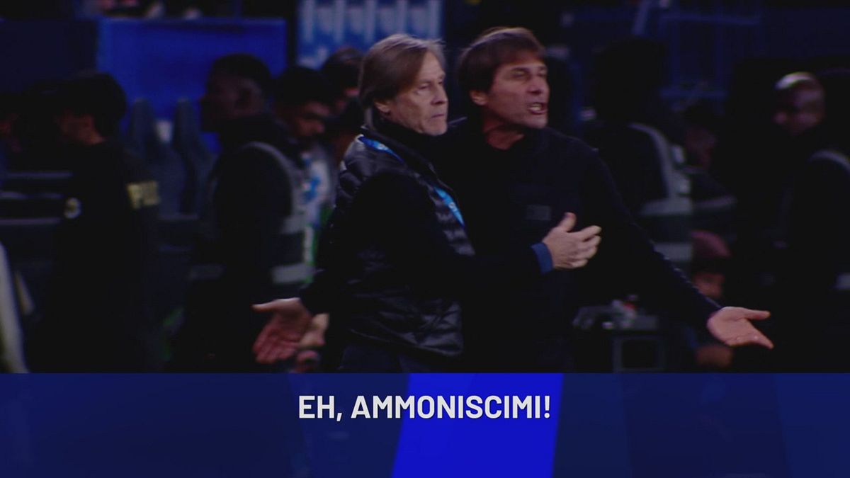 Conte è una furia con Colombo: "Ammoniscimi, bravo!"