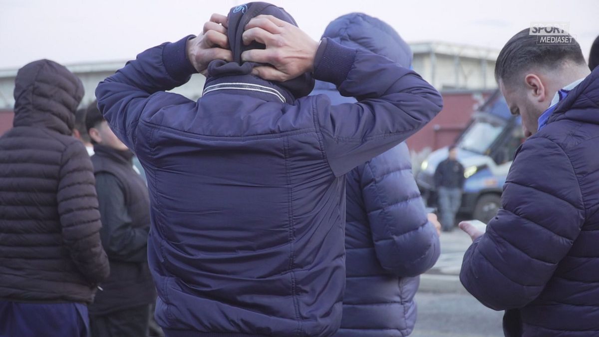 MCH ARRIVO NAPOLI IN CITTA' POST SUPERCOPPA MCH