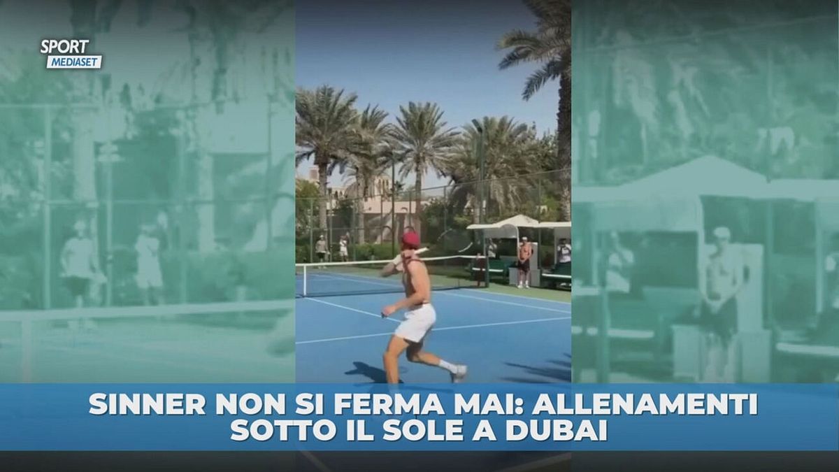Sinner riparte da Dubai