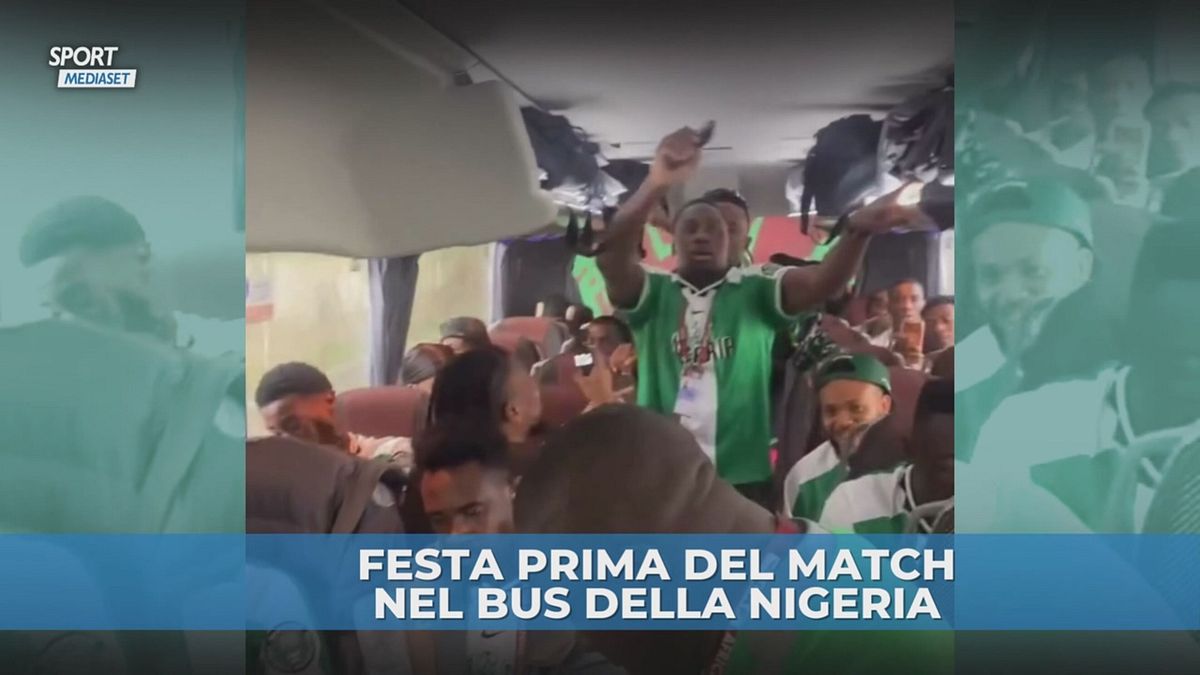 Coppa d'Africa: la Nigeria è arrivata allo stadio cantando nel pullman