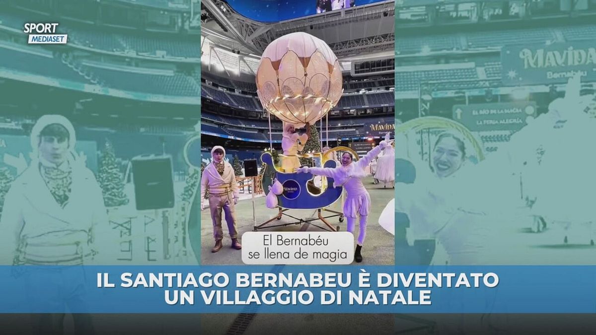 La magia del Natale...al Bernabeu