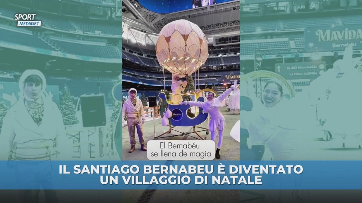 La magia del Natale...al Bernabeu