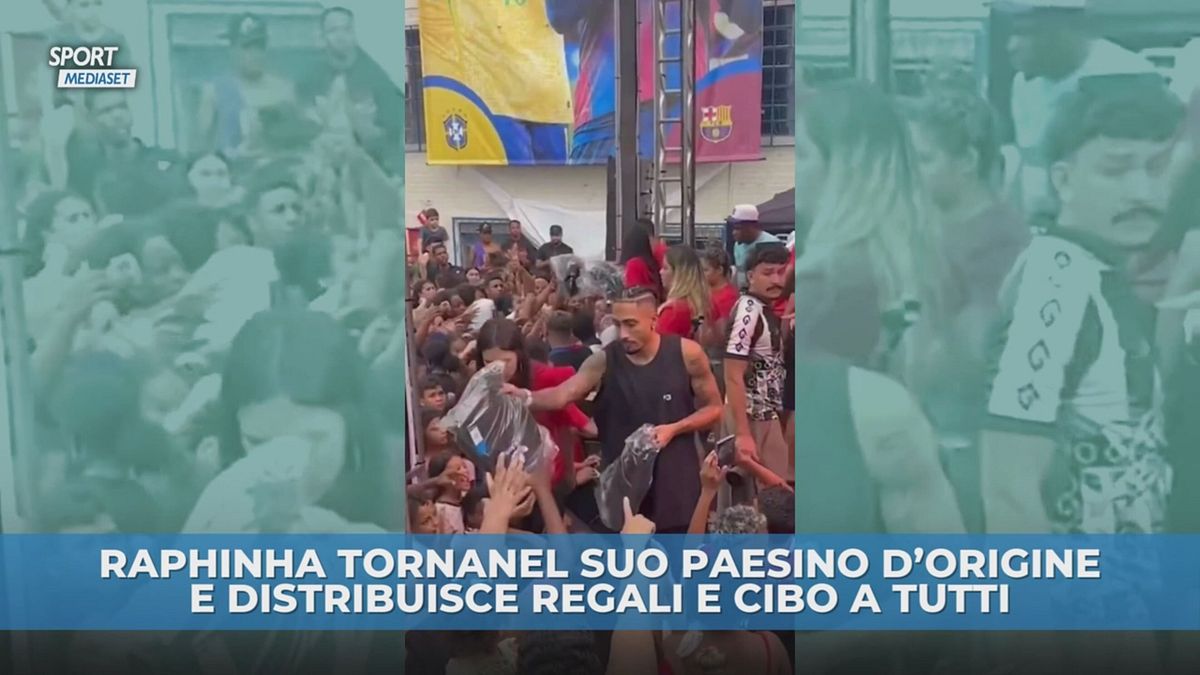 Raphinha cuore d'oro per Natale