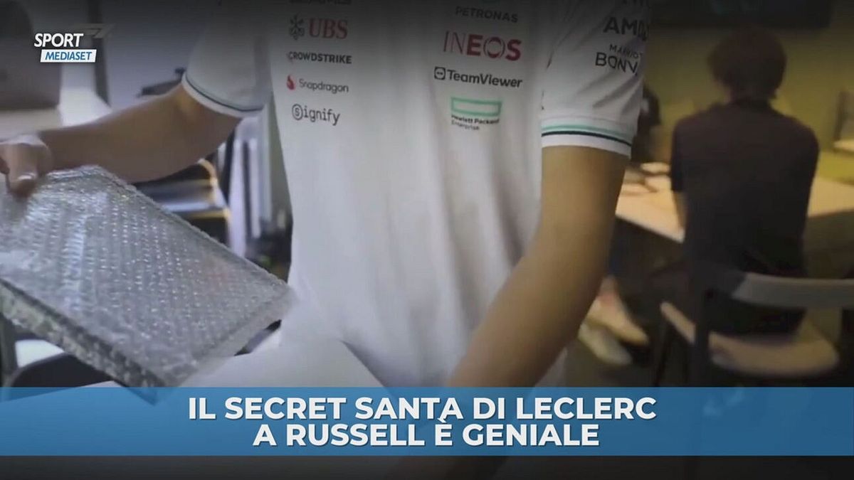 Leclerc, che scherzo a Russell