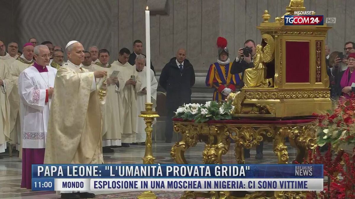 Breaking News delle 11.00 | Papa Leone: "L'umanità provata grida"