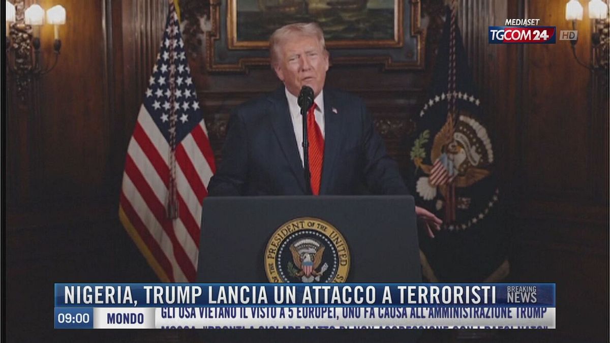 Breaking News delle 09.00 | Nigeria, Trump lancia un attacco a terroristi