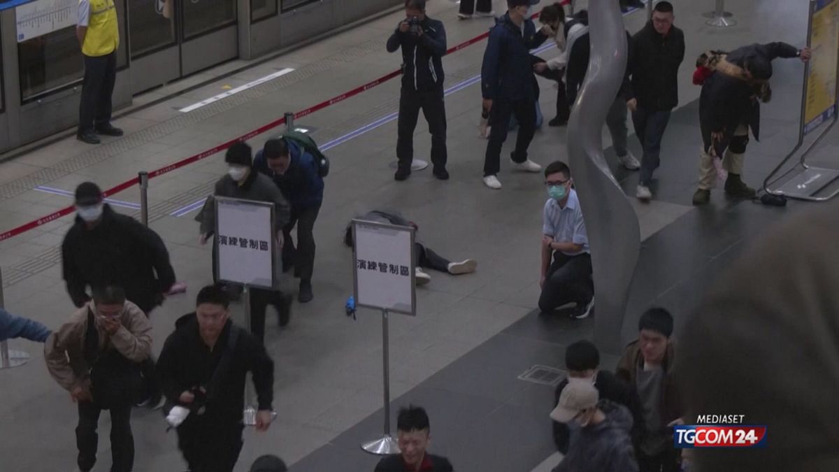 18.00 TAIPEI, MAXI ESERCITAZIONE PER CAPODANNO MCH