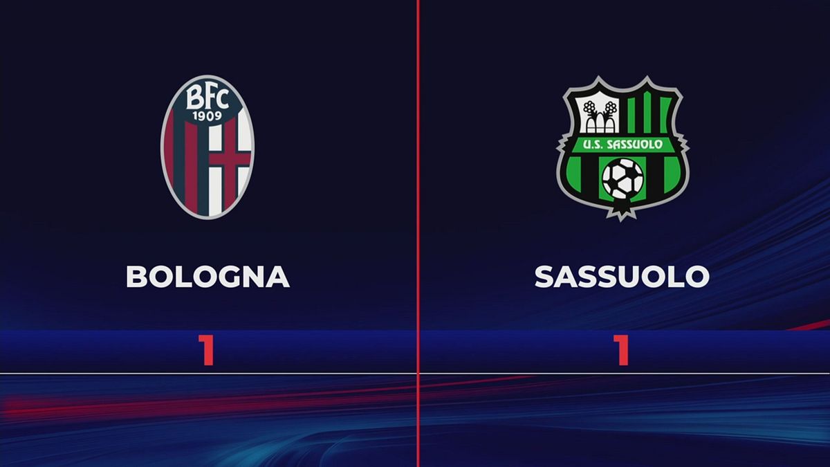 Bologna-Sassuolo 1-1: gli highlights