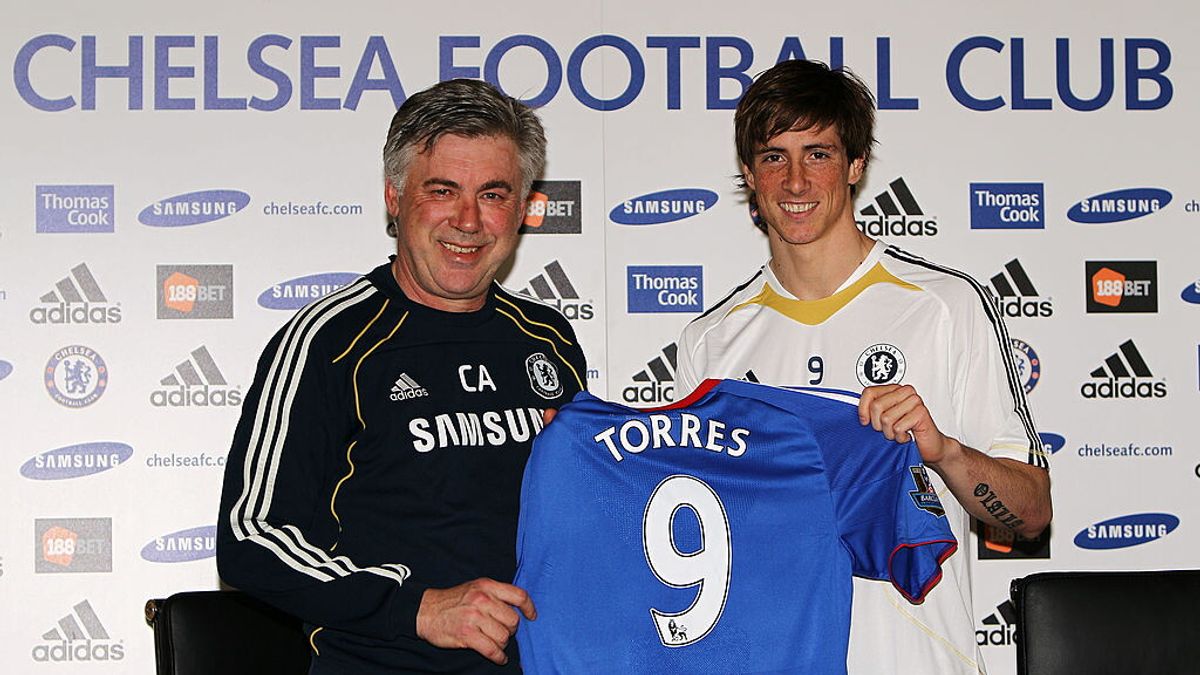  14) FERNANDO TORRES - dal Liverpool al Chelsea per 58,5 milioni nel 2011