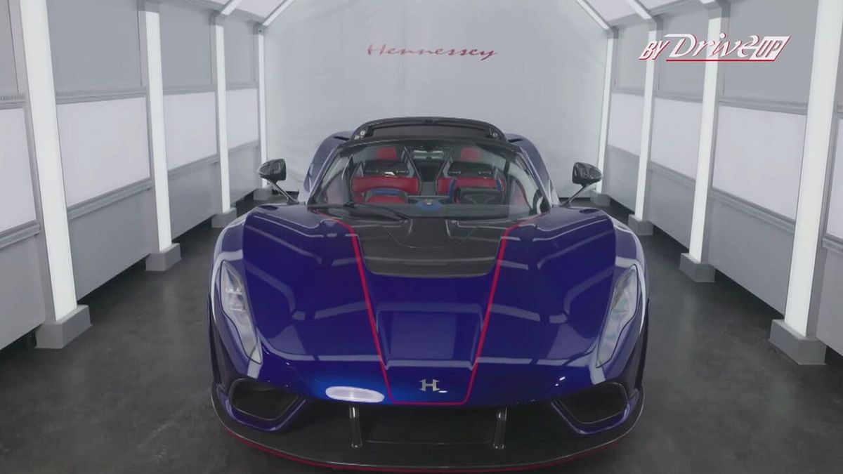 Hennessey Venom Hyperblue F5 Roadster