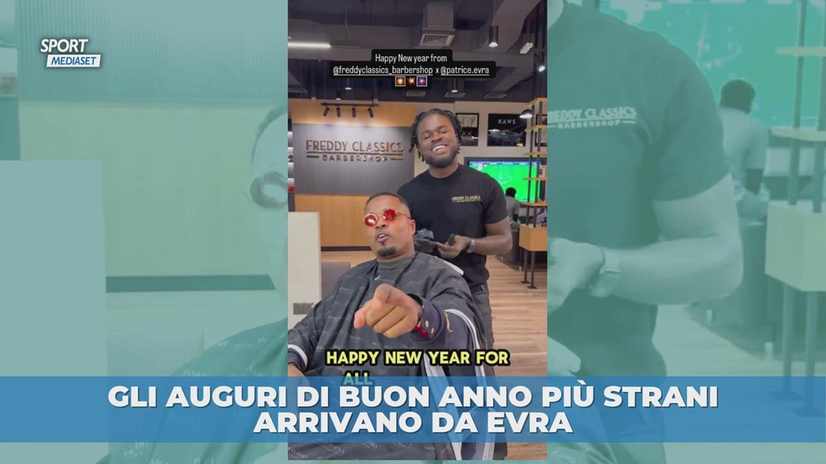 Evra, buon anno… dal barbiere