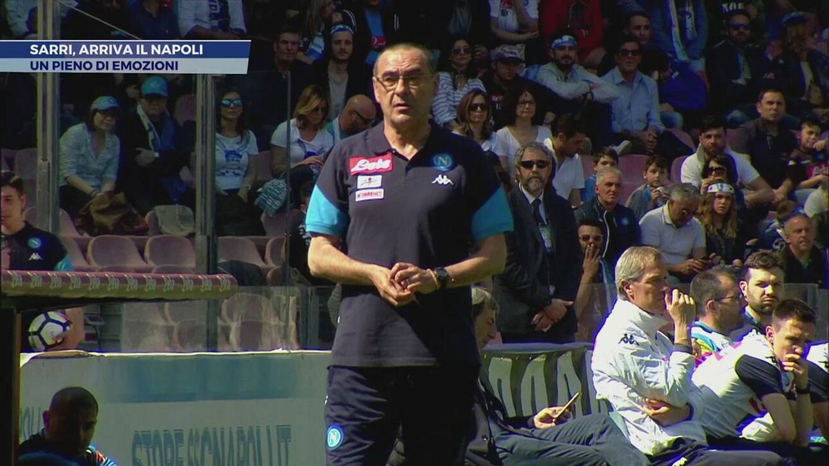 Sarri, arriva in Napoli