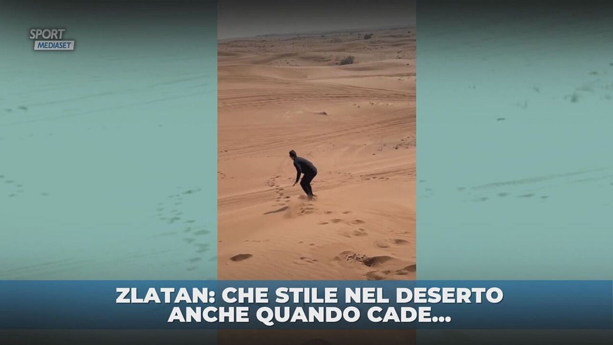 Zlatan, che stile nel deserto!