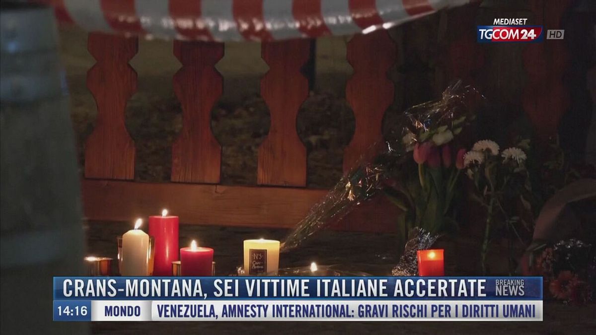 Breaking News delle 14.00 | Crans-Montana, sei vittime italiane accertate