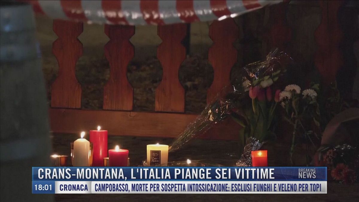 Breaking News delle 18.00 | Crans-Montana, l'Italia piange sei vittime