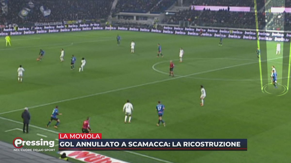 Moviola, gol annullato a Scamacca: la ricostruzione