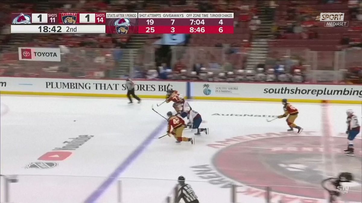 MCH NHL SI SCHIANTA CONTRO PALO MCH