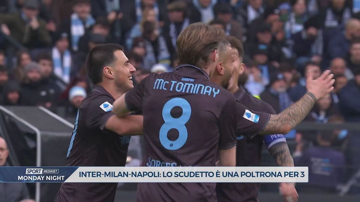 Scudetto, per il titolo è corsa a tre