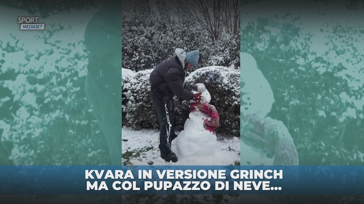 Kvara in versione Grinch